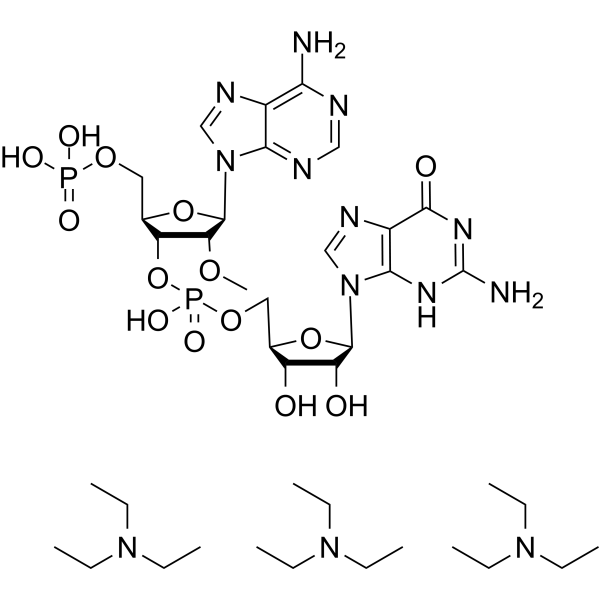 2′-O-Methyl-5′-O-phosphonoadenylyl-(3′→5′)-guanosine TEA 2638447-50-2